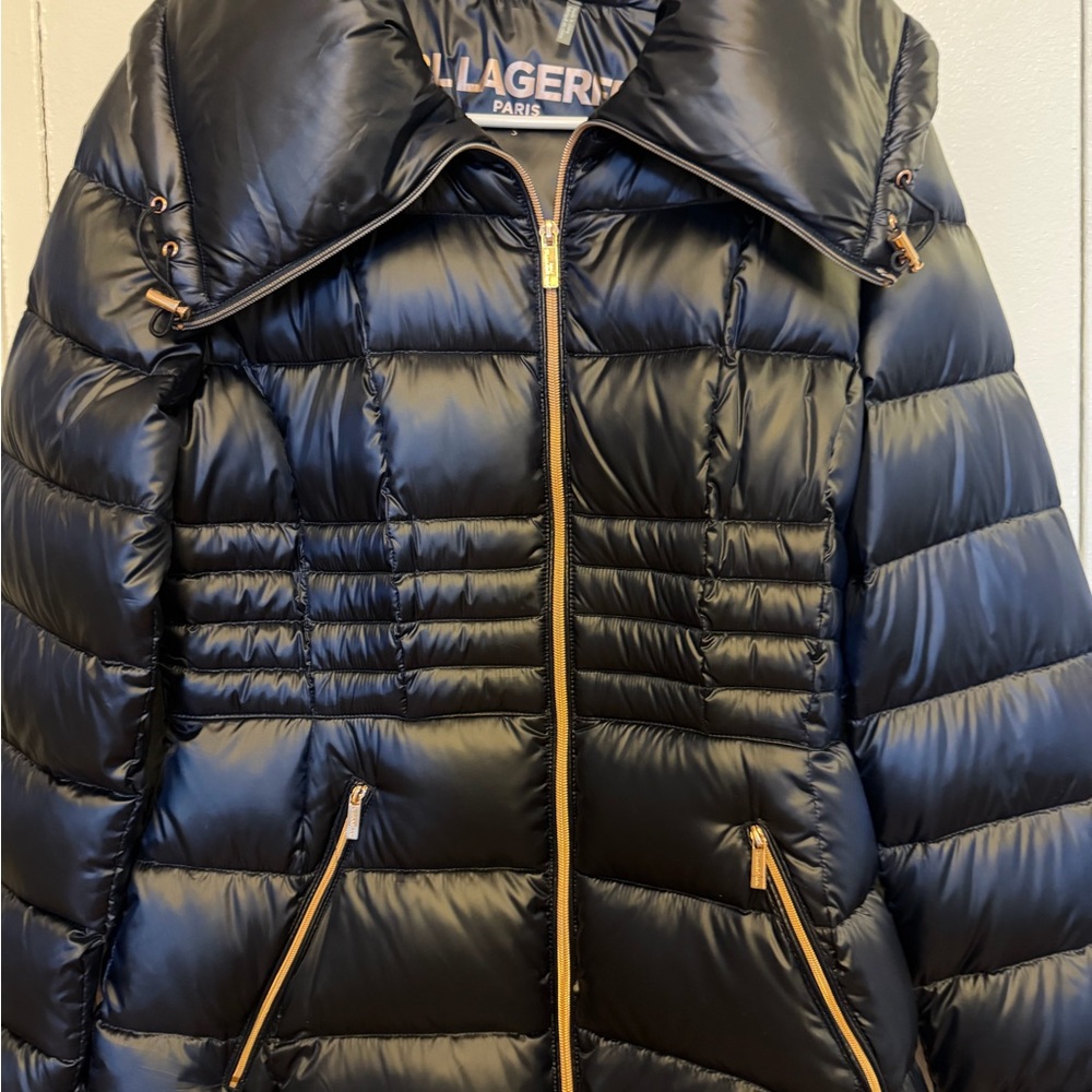 Beautiful Black Karl Lagerfeld Women's Puffer Jacket
